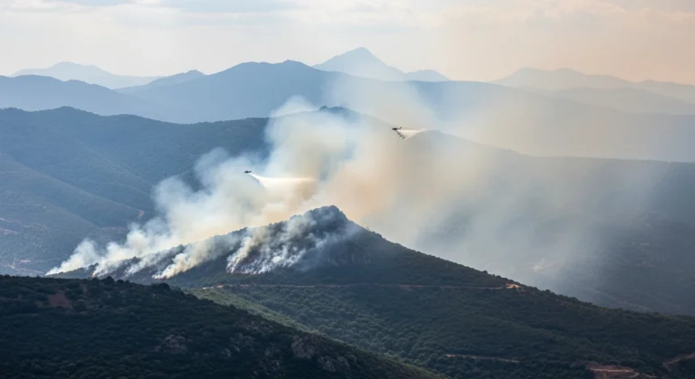 Allerta massima in Alta Corsica: Vasto Incendio Minaccia la Regione di Corte