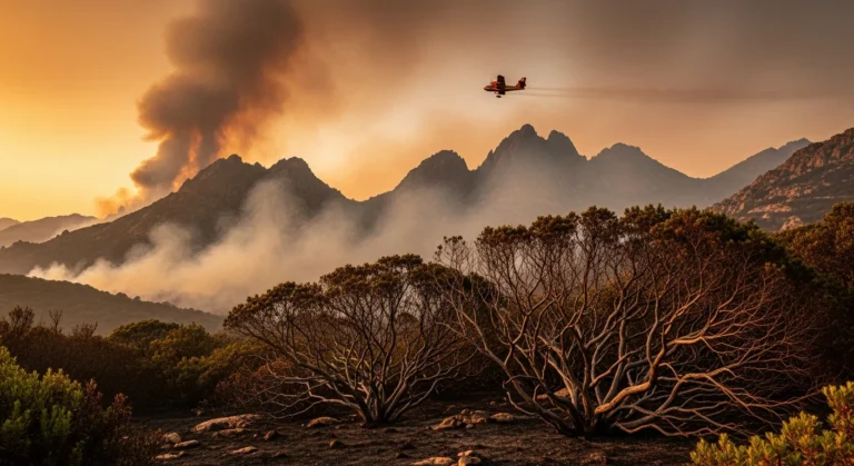 Incendi in Alta Corsica: Le Operazioni di Lotta al Fuoco Continuano