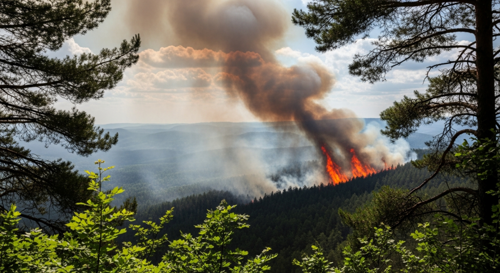 Incendi in Alta Corsica: Dispositivo di Soccorso Mantenuto e Rinforzato