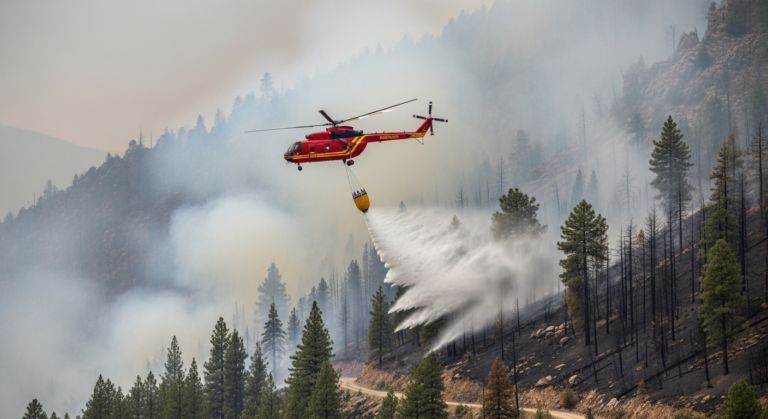 Incendi in Alta Corsica: sentieri chiusi e vasti mezzi mobilitati