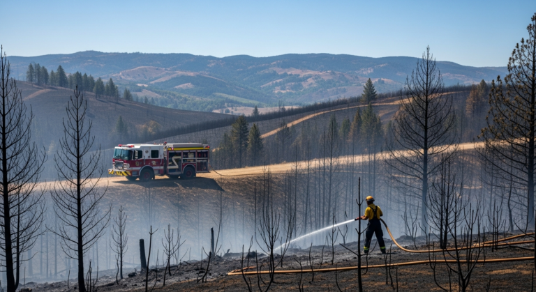 Incendio a Santa-Reparata-di-Balagna: un ettaro di macchia bruciato in Corsica