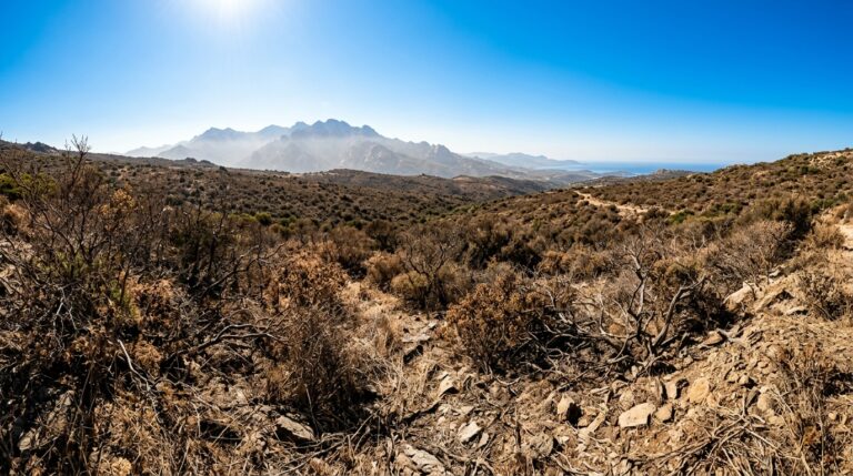 Allerta Massima in Alta Corsica: Rischio Incendi “Molto Severo”, Chiusi i Massicci Forestali