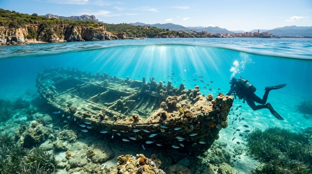 Misteriosa Scoperta al Largo di Ajaccio: Riemerge Antico Relitto Navale dal Nord